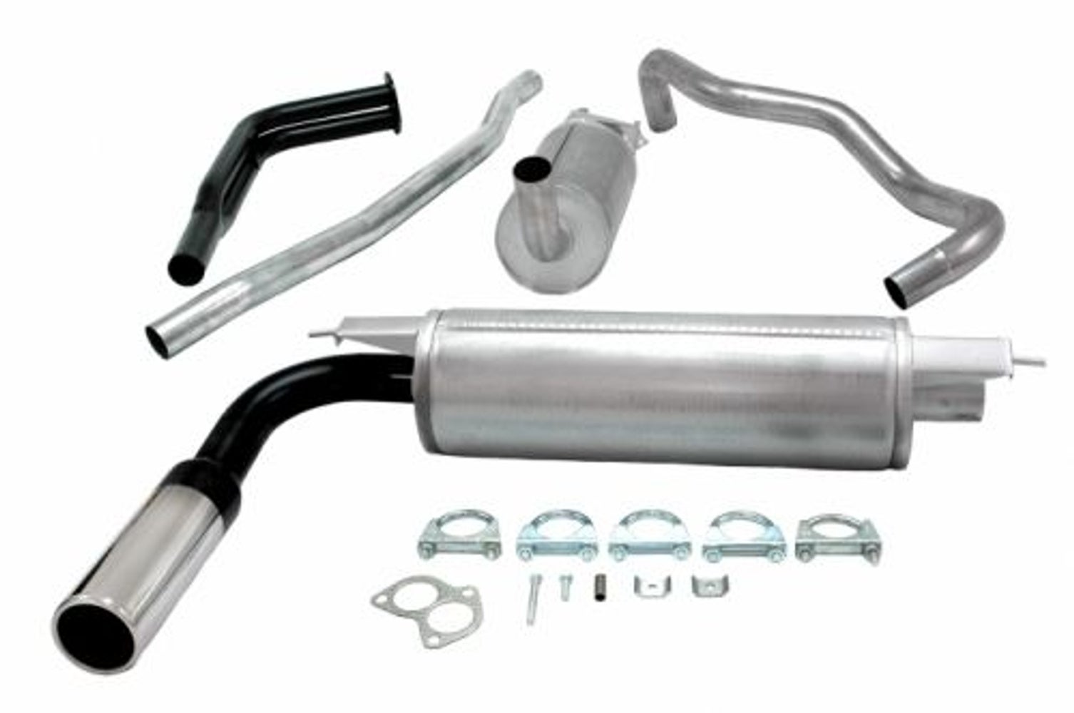 Eksosanlegg for Volvo 240, 1976-88, 2" sport uten katalysator