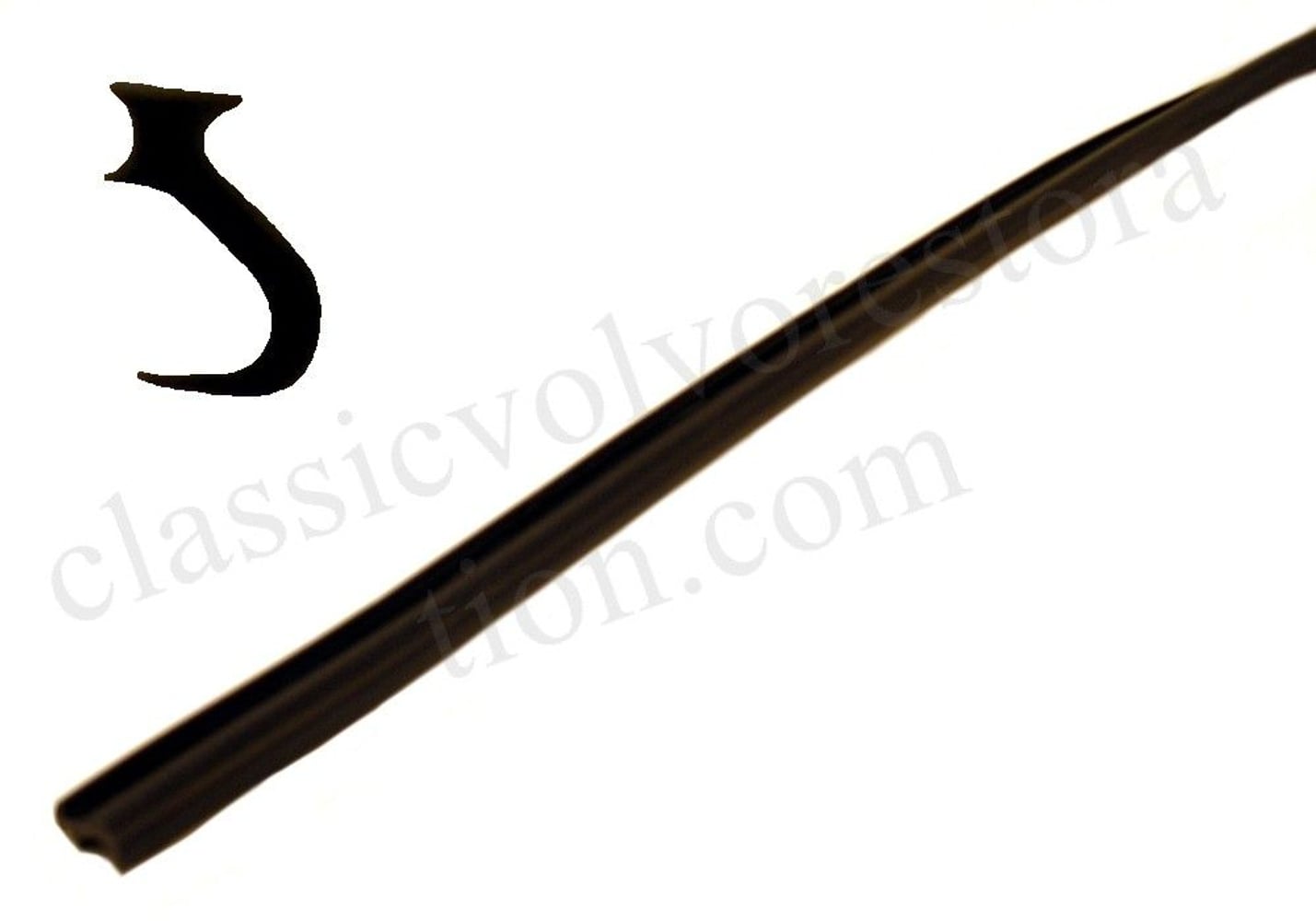 Gummiliste huv bakre