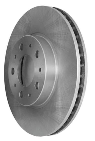 Bremseskive foran til Volvo 740, 760, 780, ventilert, 262 mm