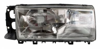 Frontlykt H4 Tåkelys Dobbel for Volvo 740, 760, 940, 960, høyre