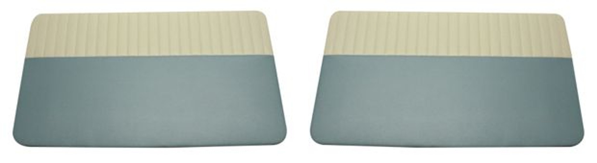 Dørpanel US blå/beige