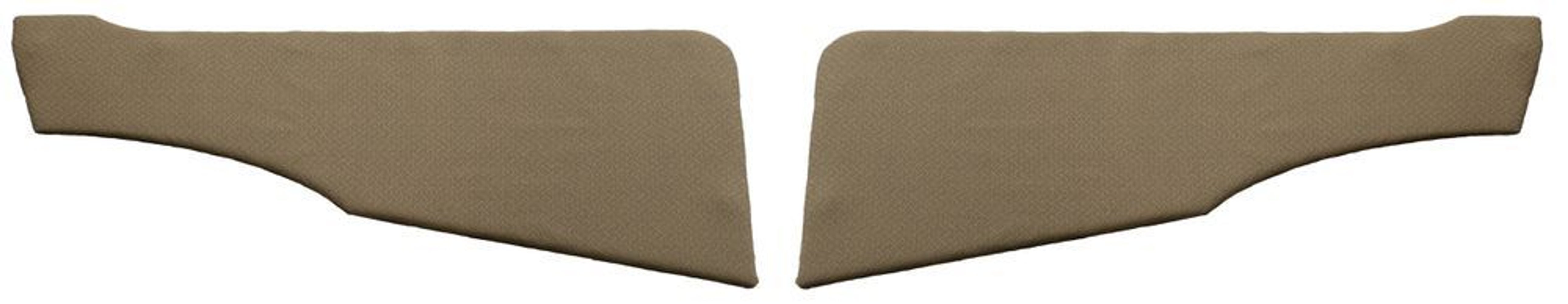 Paneler bak øvre side for Volvo PV444A 1947-50, gul/grønn
