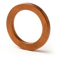 Kobberskive 13,3x18,7x1,25 mm for Volvo PV444, PV544, Duett, Amazon, Amazon Kombi — bild 1 av 2