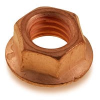 Mutter grenrør UNC 3/8-16 kobber