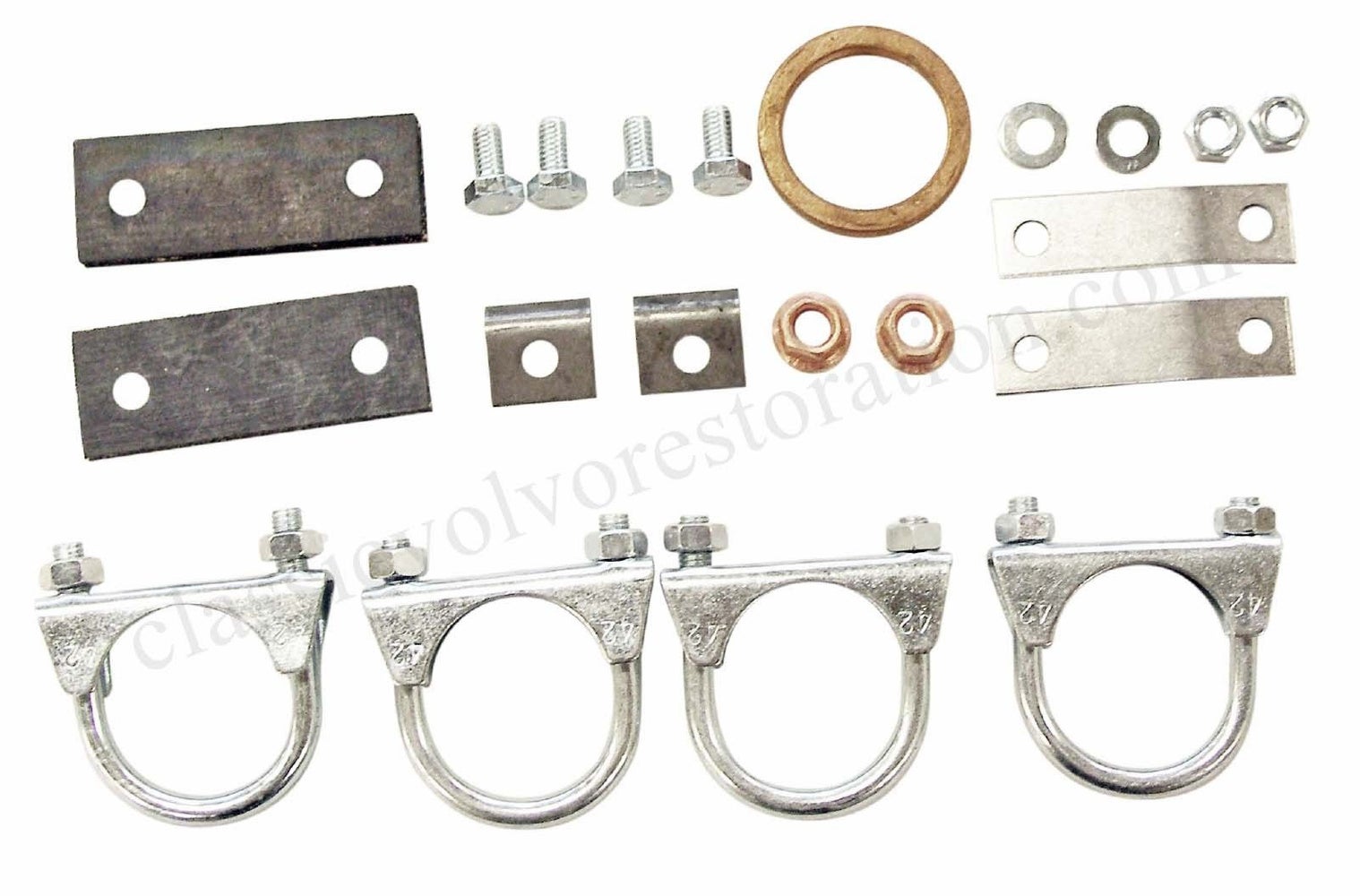 Monteringssett for eksosanlegg for Volvo PV, B4B