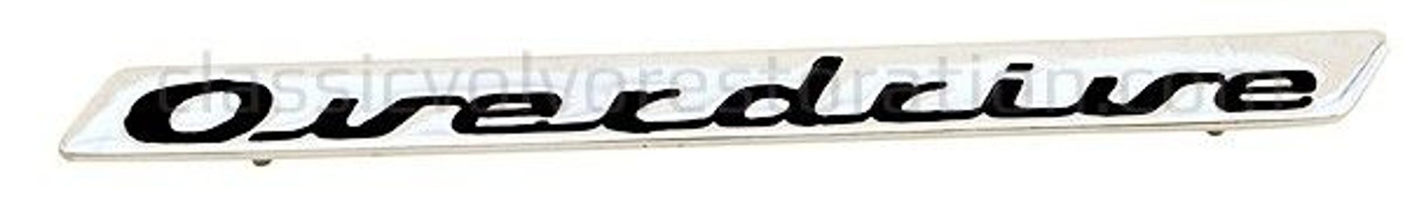 Emblem "Overdrive" bagasje