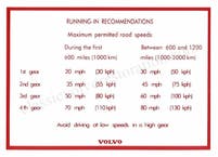 Dekal innkjøring for Volvo Amazon, 140 — bild 1 av 2