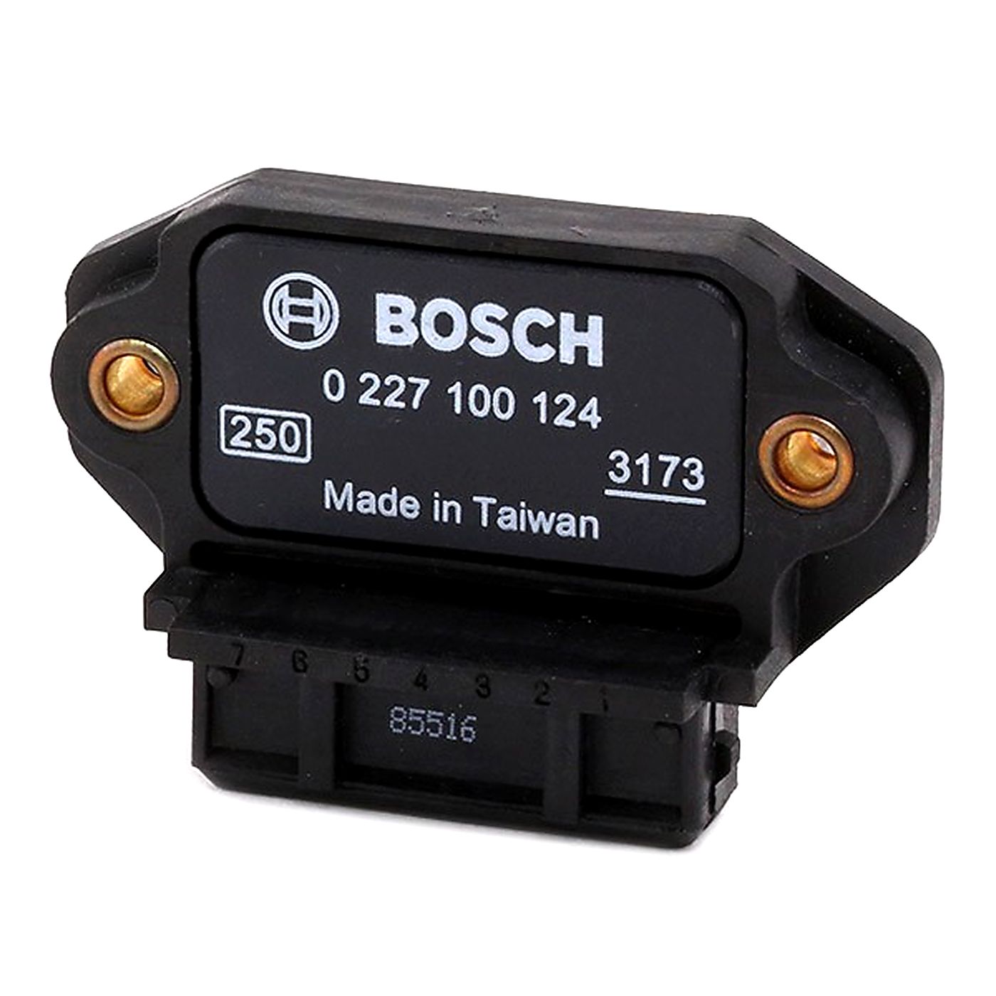 Tennmodul Volvo 240, 740, 760, 940, 960 – 6 stifter Bosch Original — bild 2 av 3
