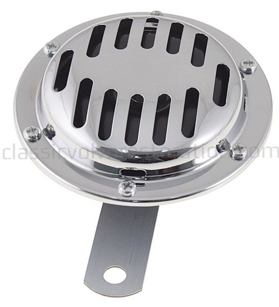 Horn 12V 105 mm universal krom