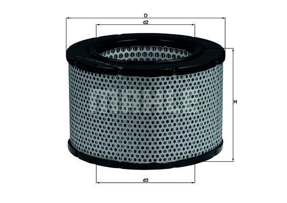Mahle luftfilterinnsats Volvo 1800 1970–1973