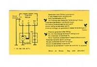 Decal opladningsrelæ 6V