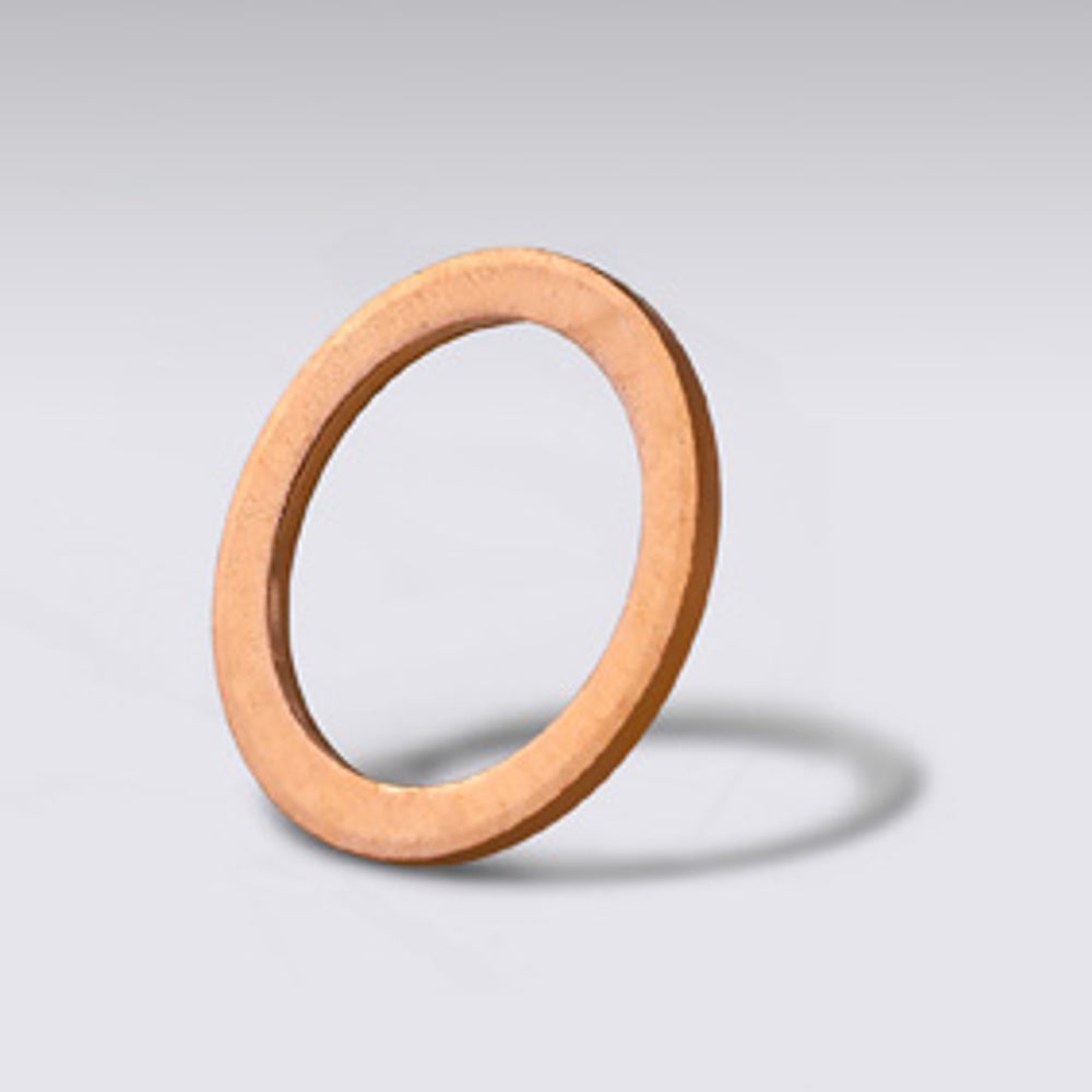 Kopperskive oljeplugg