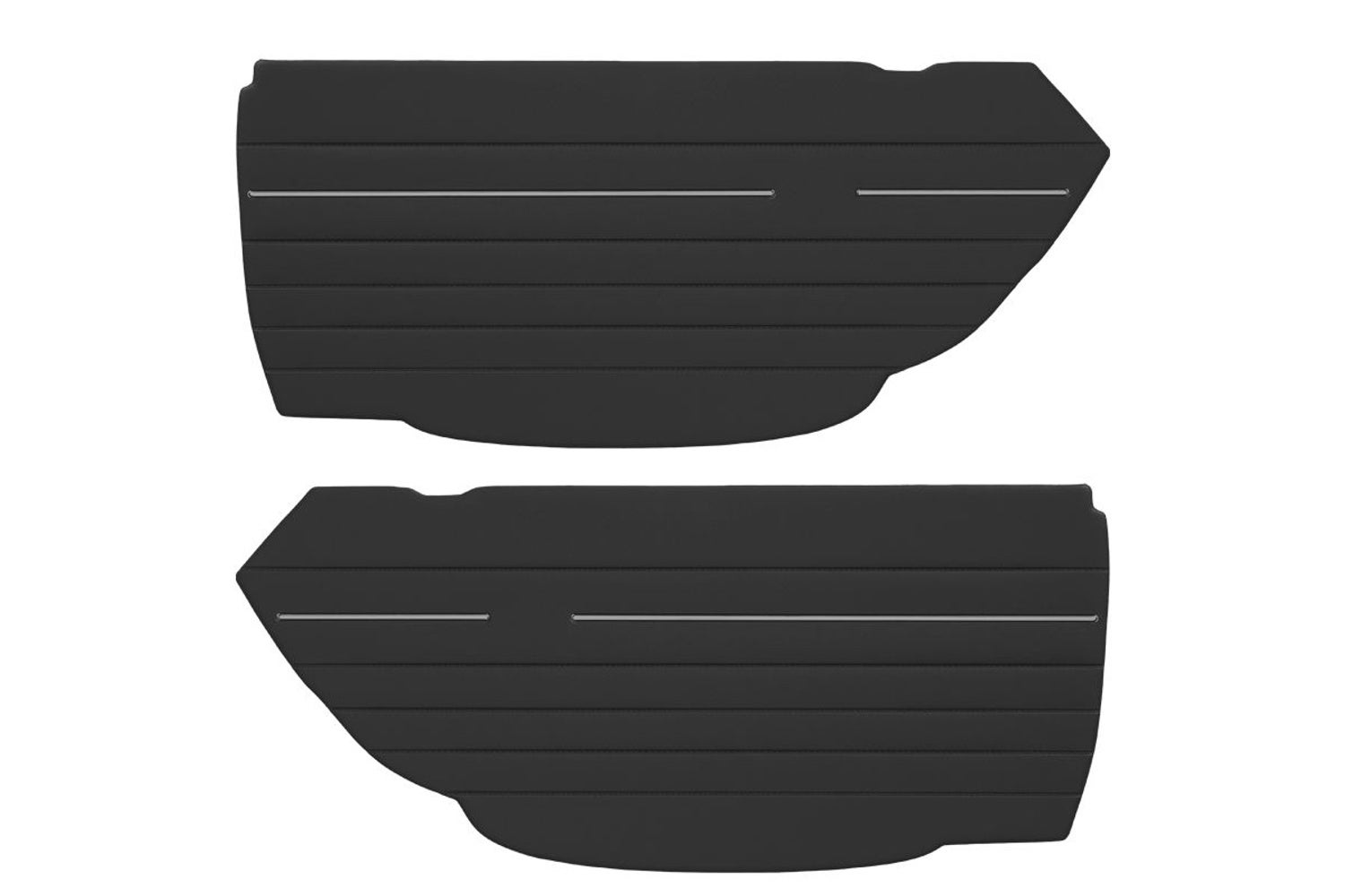 Dørpanel øvre svart