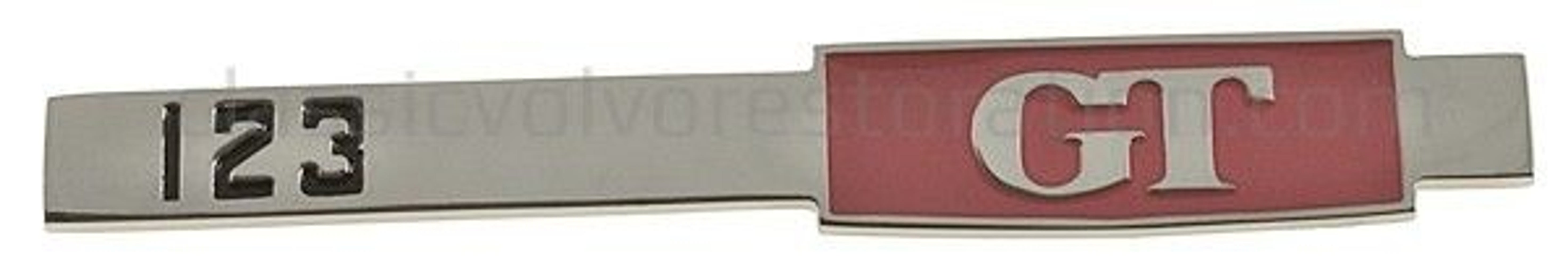 Emblem "123 GT" til Volvo Amazon-bagasje — bild 2 av 2