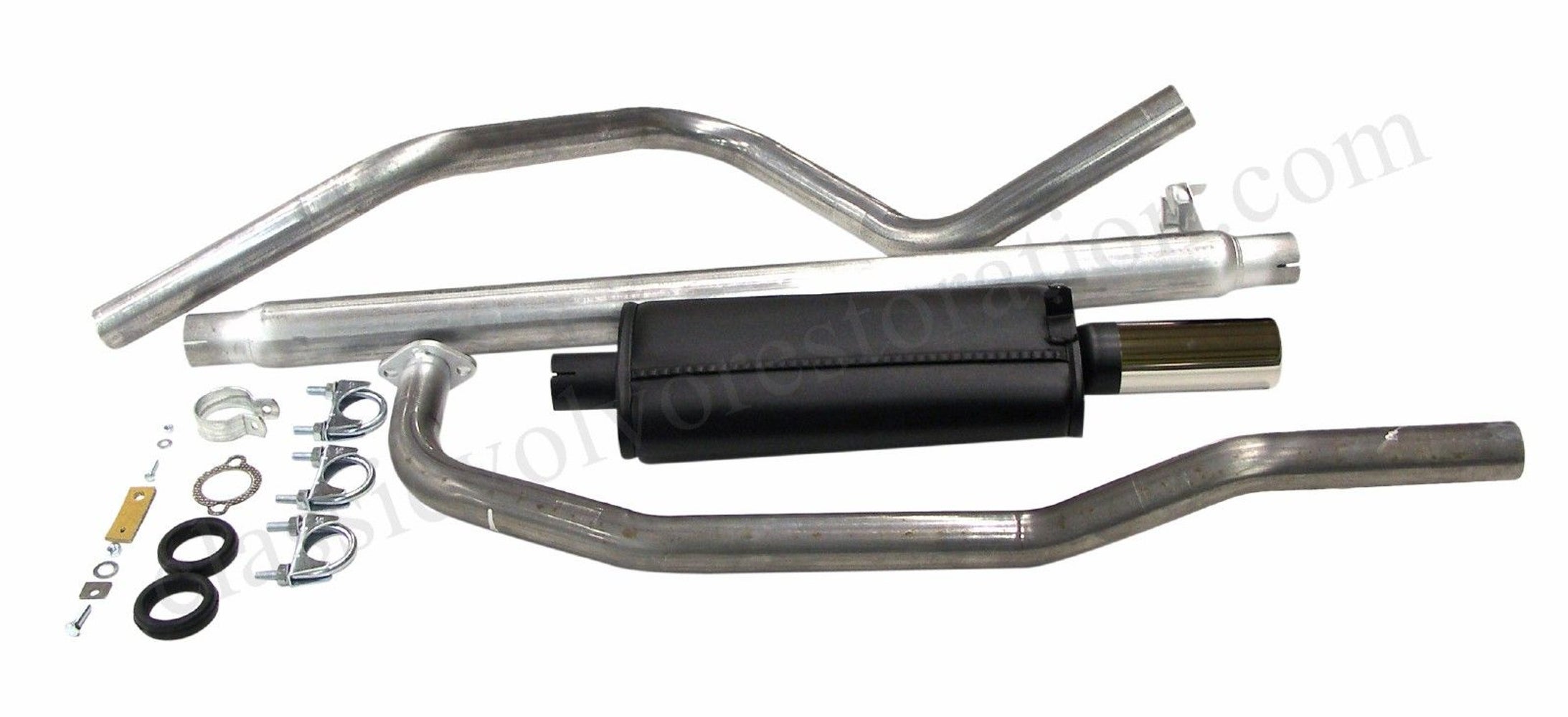 Eksosanlegg for Volvo Amazon, 1962–66, 2" sport — bild 1 av 2