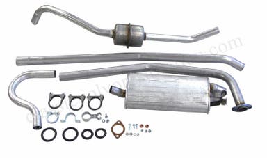 Eksosanlegg for Volvo Amazon Kombi, 1962-66, B18