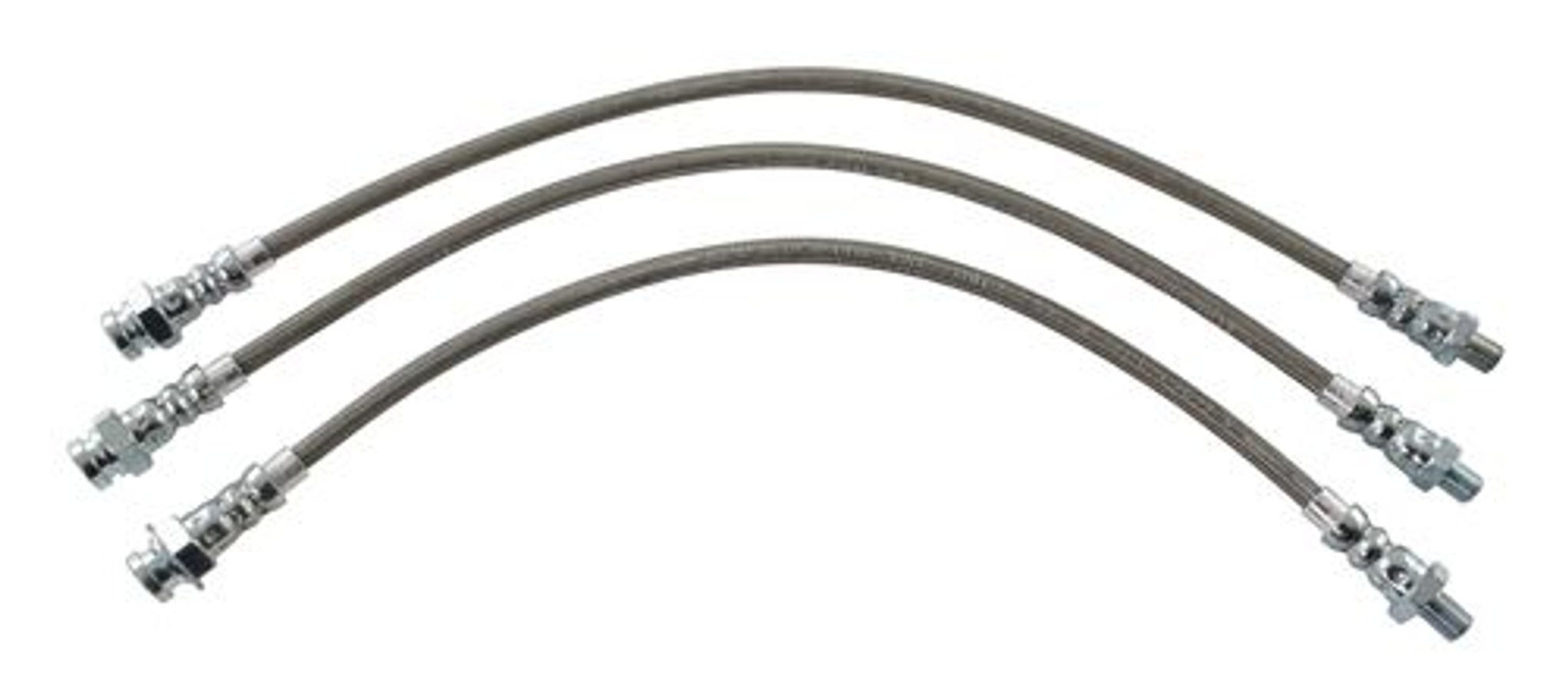 Bremseslangssett metallomspunnet