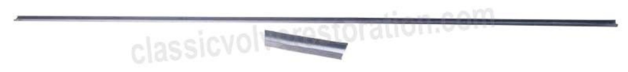 Plateliste for gummiliste dør