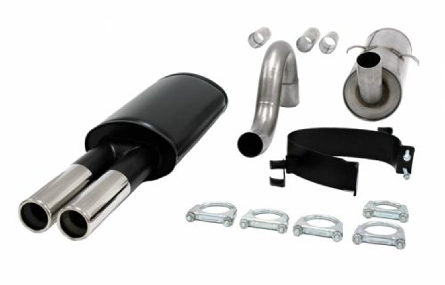 Eksosanlegg 2,5" sport for Volvo 740, 940, 1985-