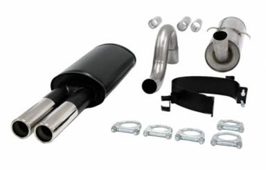 Eksosanlegg 2,5" sport for Volvo 740, 940, 1985-
