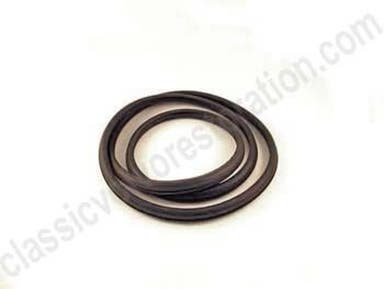 Gummistripe for frontrute med kromlist til Volvo PV544, Duett