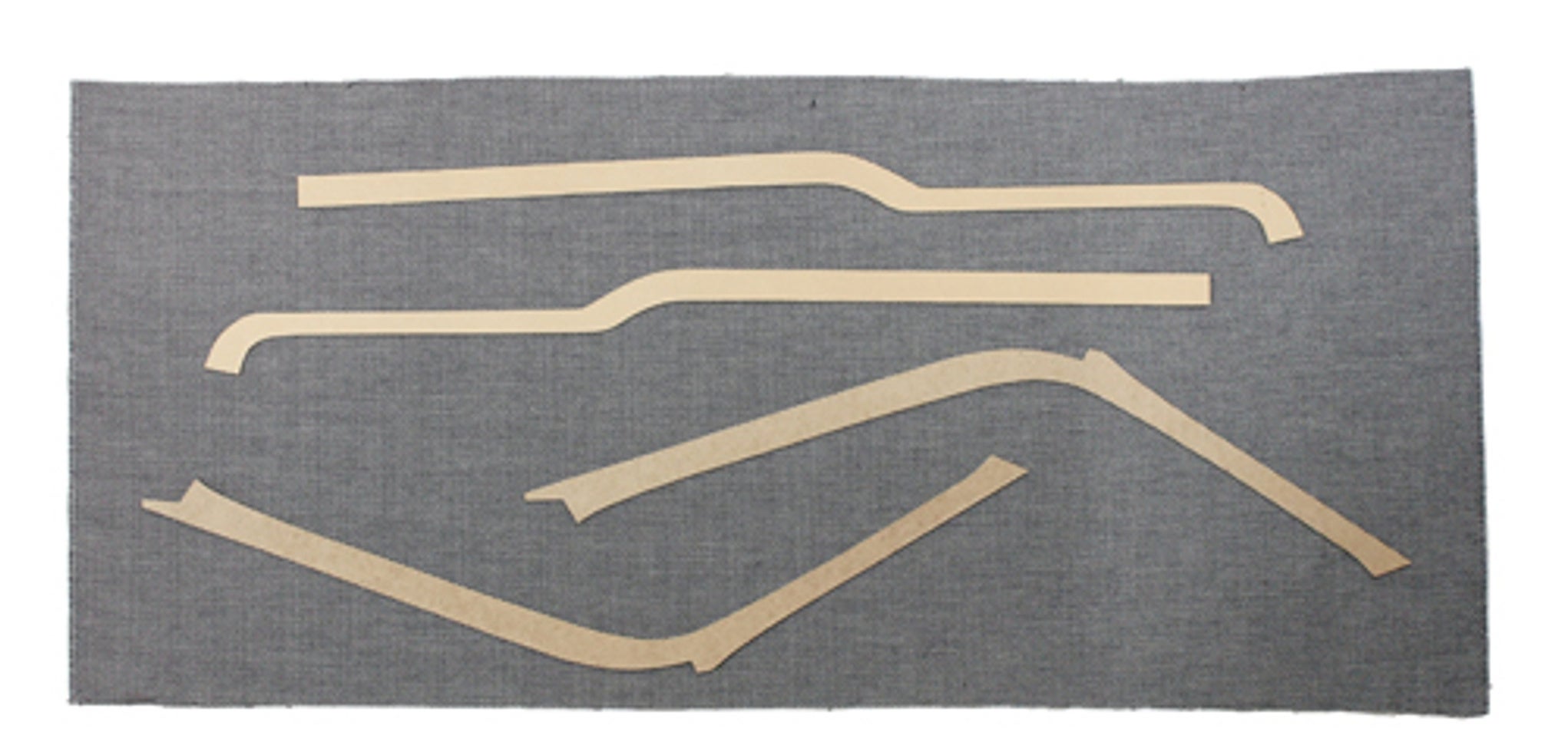 Panel B-stolpe/over dør svart