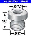 Gjennomføring hovedsylinder 2-krs