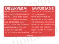 Dekal vekselstrømgenerator 123GT