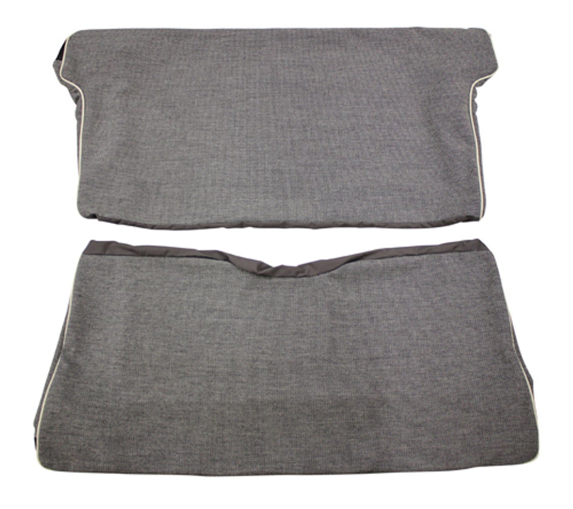 Betræk til bagsæde Volvo PV 444 1957 grå/sort