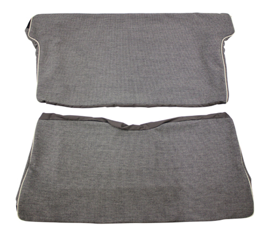 Betræk til bagsæde Volvo PV 444 1957 grå/sort