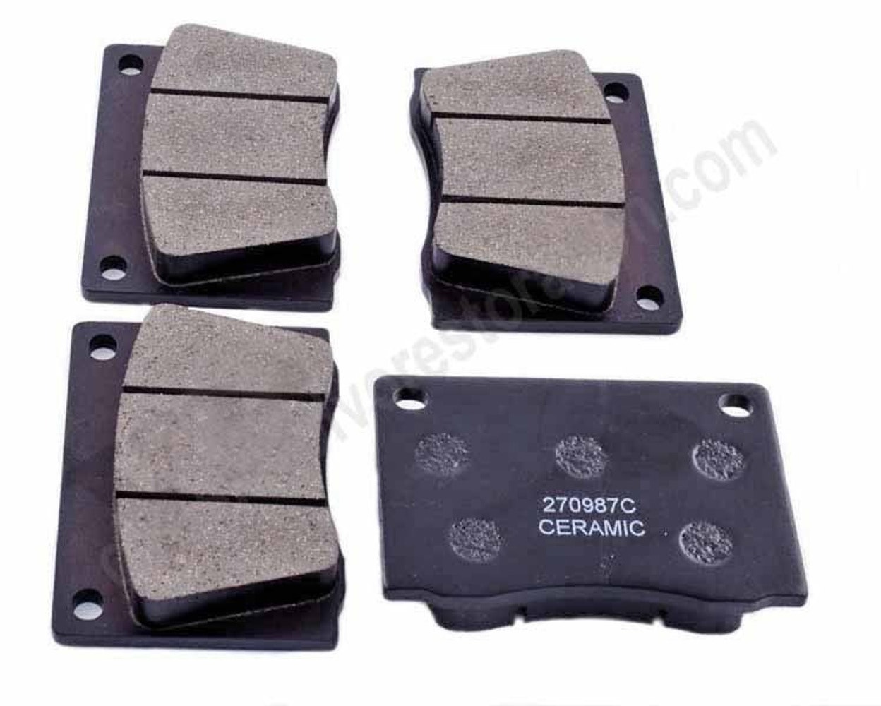 Bremsebelegg keramisk fram