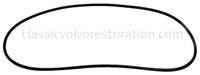 Gummistripe frontrute til Volvo PV444, Duett 1954-60 (ikke limt sammen) — bild 2 av 2