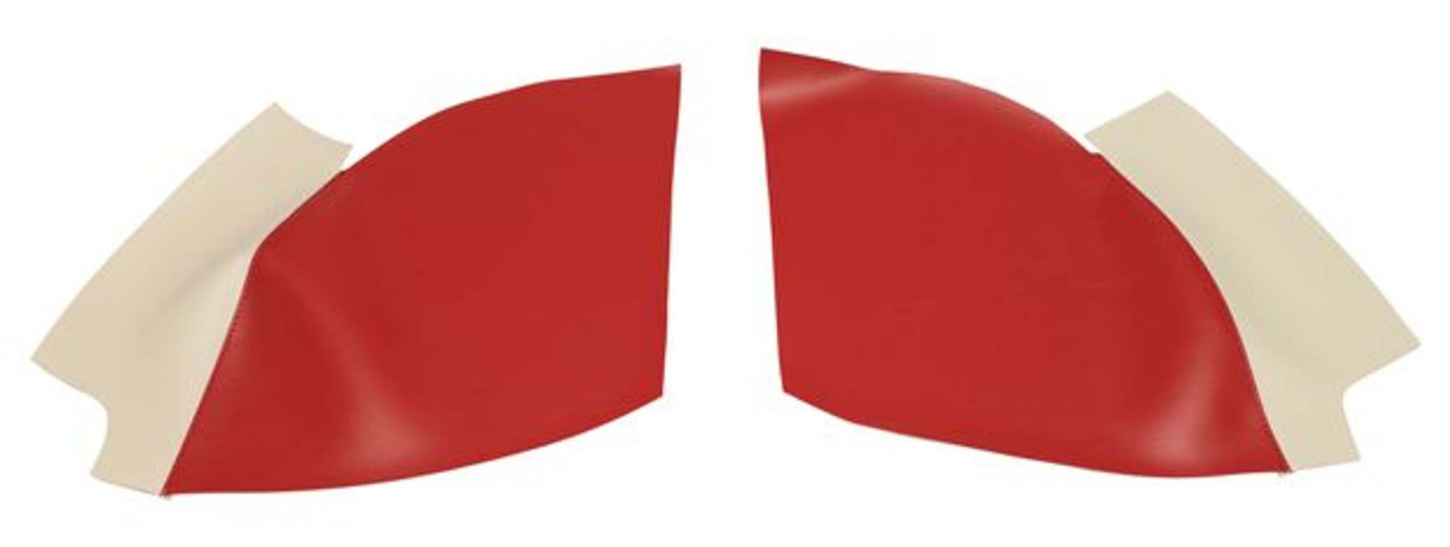 Kledning hjulhus US rød/beige