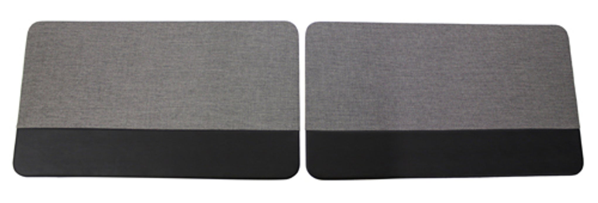 Dørpanel grå/svart