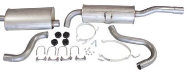Eksosanlegg fra katalysatoren – for biler med stiv bakaksel – Volvo 740, 760, 960, 1982–1998