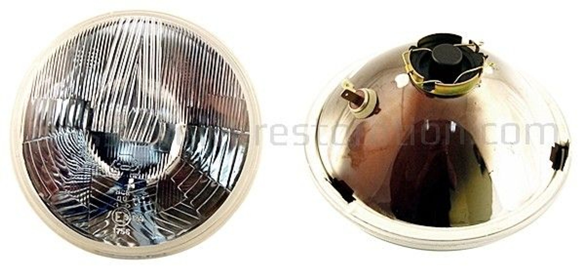 Lyktinnmat m/parklys H4 7"