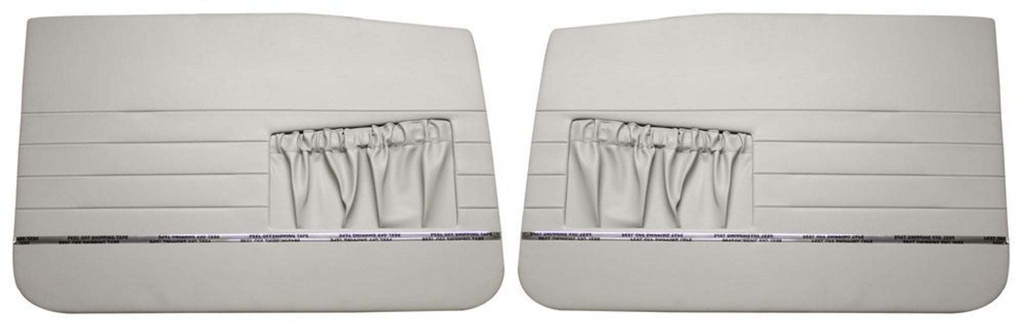 Dørpanel grå foran