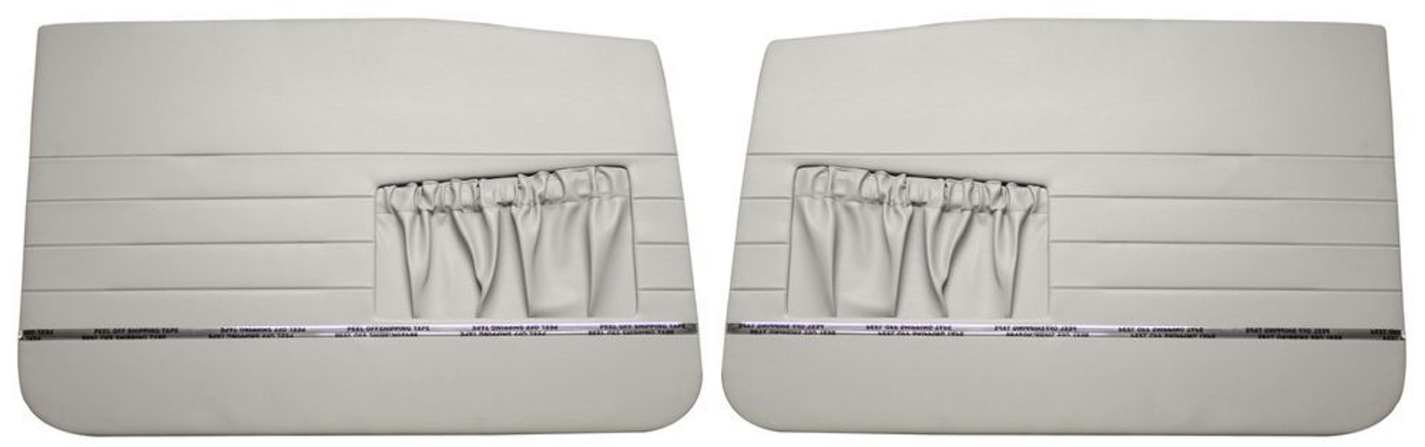 Dørpanel grå foran