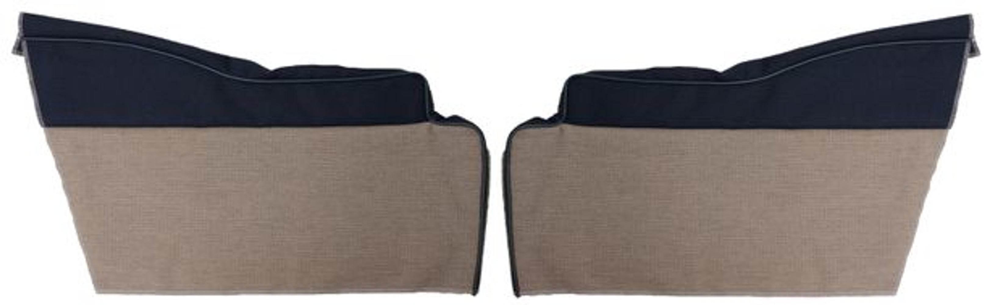 Paneler bak nedre for Volvo PV444LS 1957, gråbeige