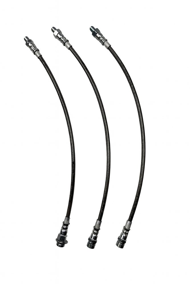 Bremseslangssett metallomspunnet