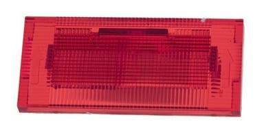 Rød glassdørgavl til Volvo 740, 760, 940, 960