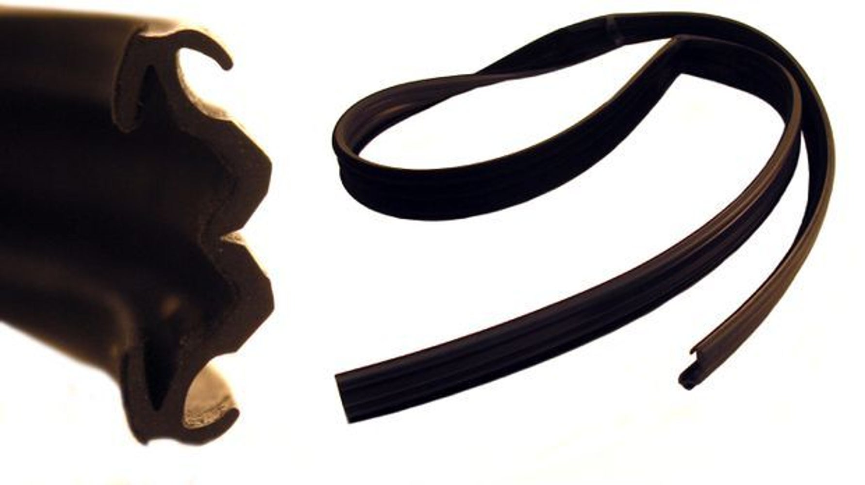 Gummilist glass framdør