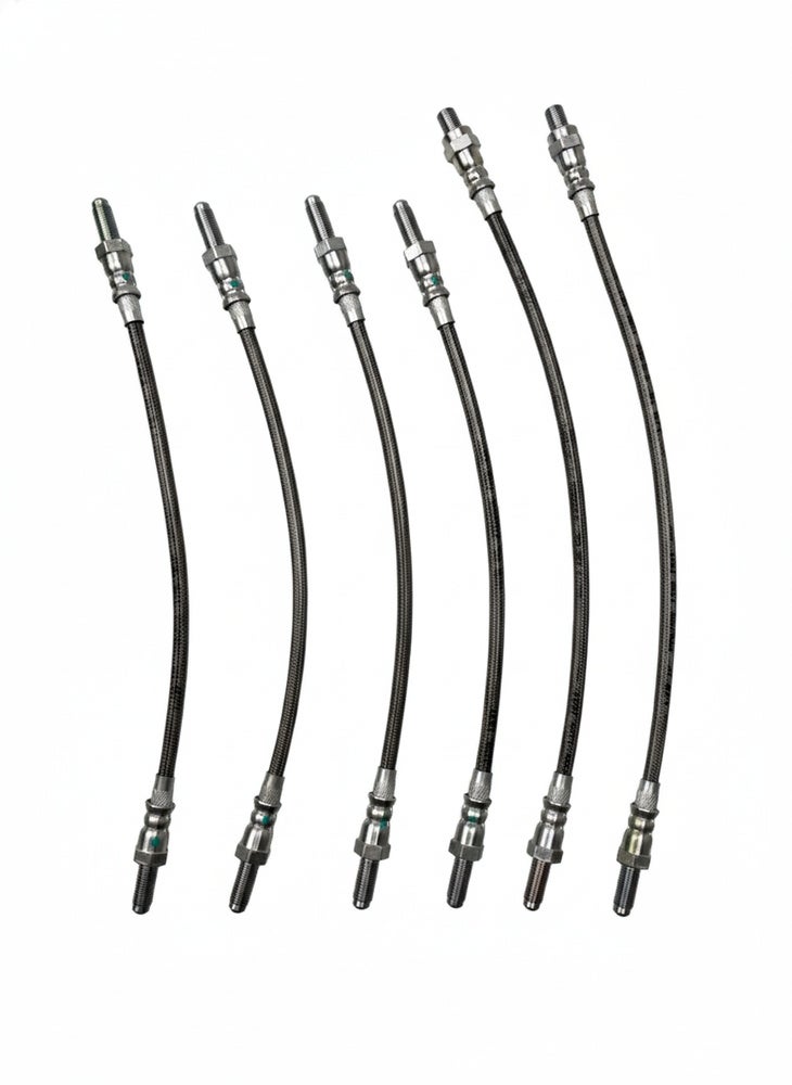 Bremseslangssett metallomspunnet