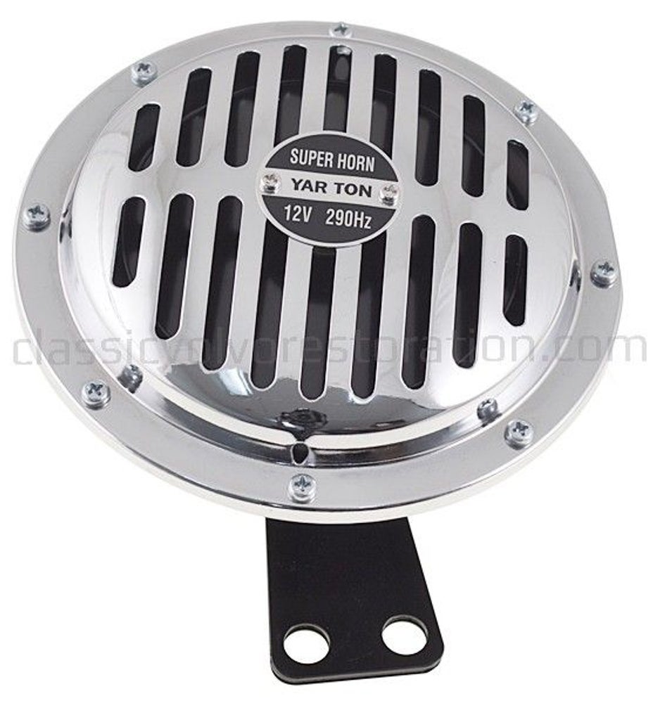 Signalhorn 12V 150 mm krom