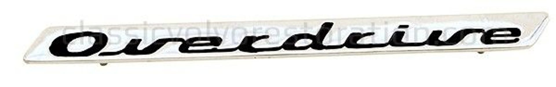 Emblem "Overdrive" for Volvo Amazon, 140, 164 bagasje