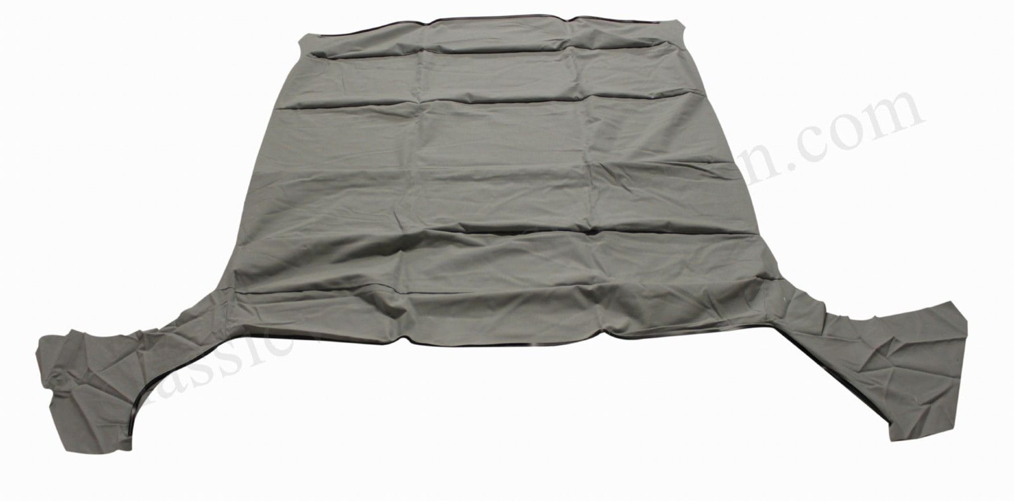 Himling flosset grått stoff m/list