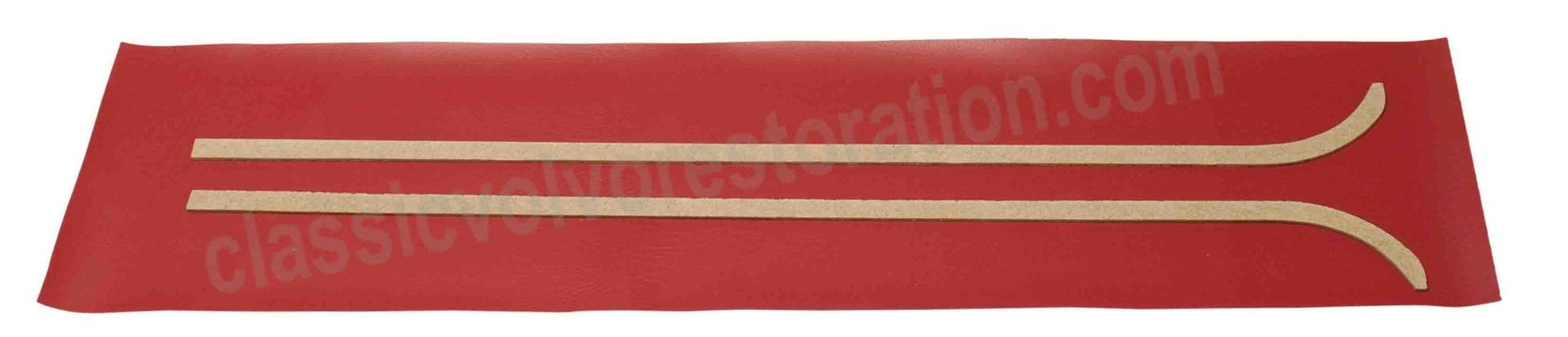 Paneler B-stolpe for Volvo PV544, Duett 1962-63, røde