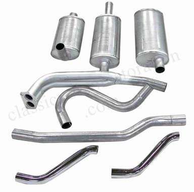 Eksosanlegg for Volvo 1800E, 1970-72