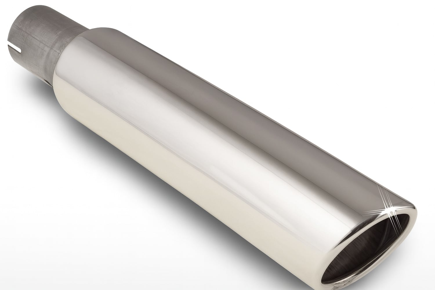 Enderør rak sport rustfritt stål