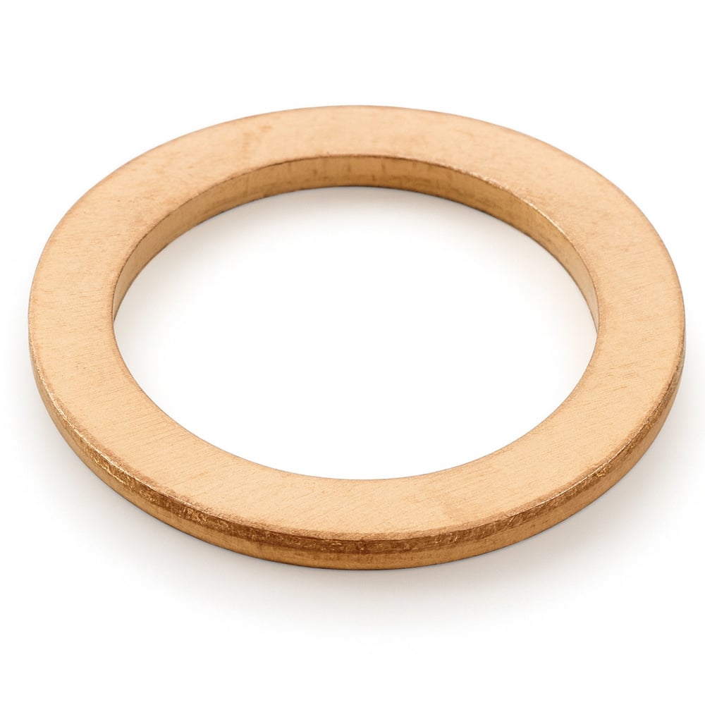 Kobberskive 16,2x21,6x1,4 mm for Volvo PV444, PV544, Duett, Amazon, Amazon Kombi, 1800 — bild 2 av 2